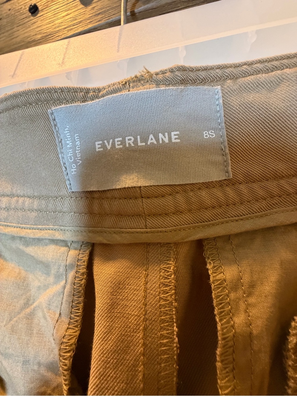 Everlane size 8 pleated pants wide leg - Picture 4 of 6